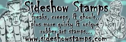 beautiful and quirky rubber art stamps