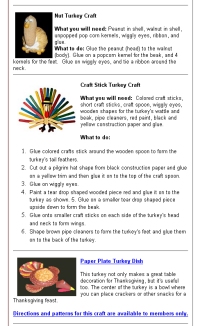thanksgiving craft instructions
